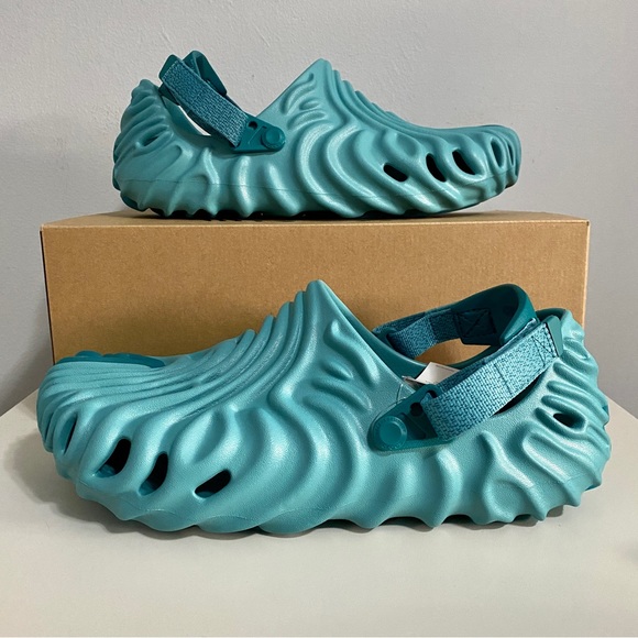 Crocs x Salehe Bembury “Blue Tide” Men’s Size 11 Pollex Clogs - Picture 1 of 8